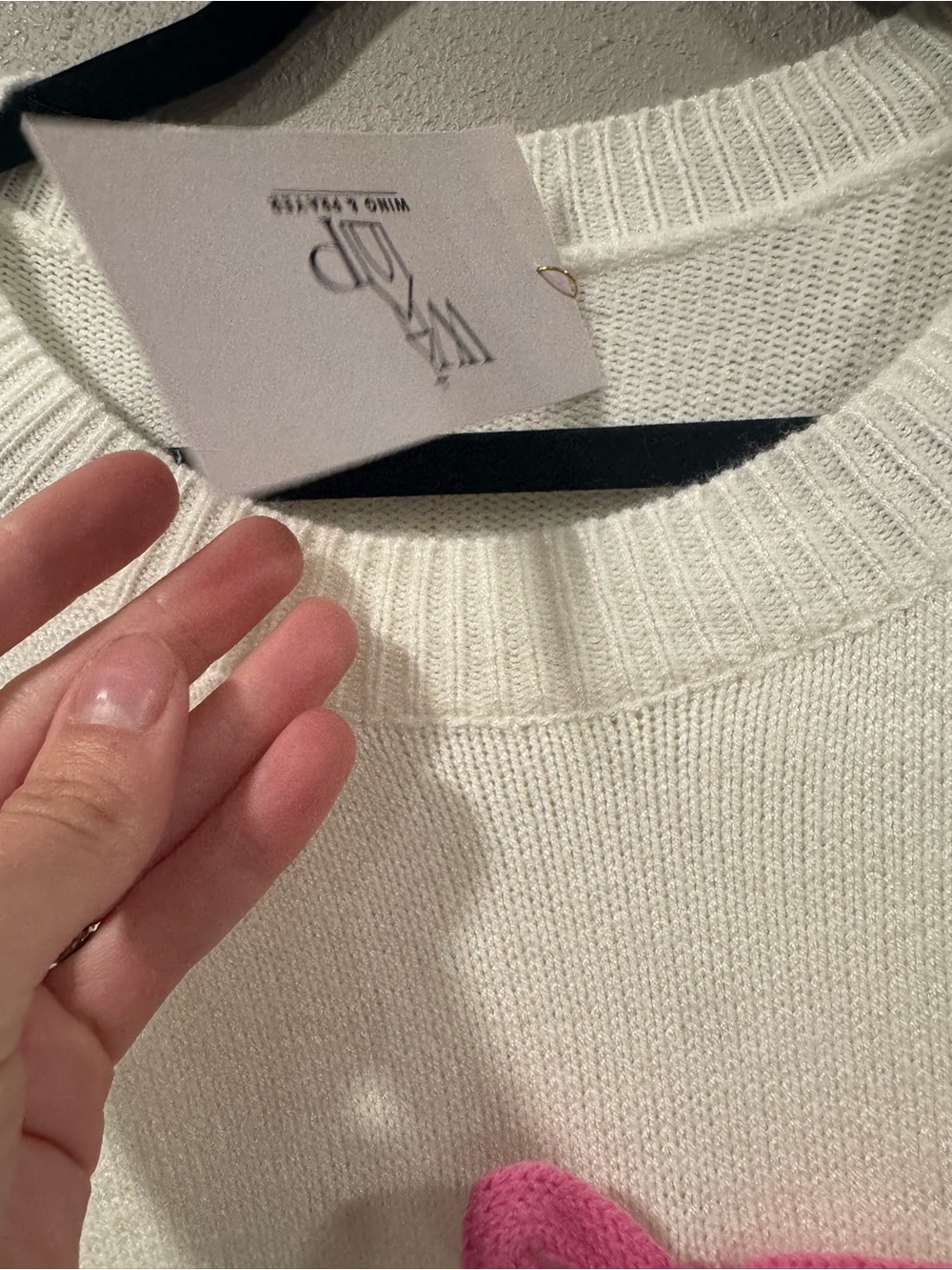 NWT Colorful Bow Knot Sweater - Picture 3 of 7